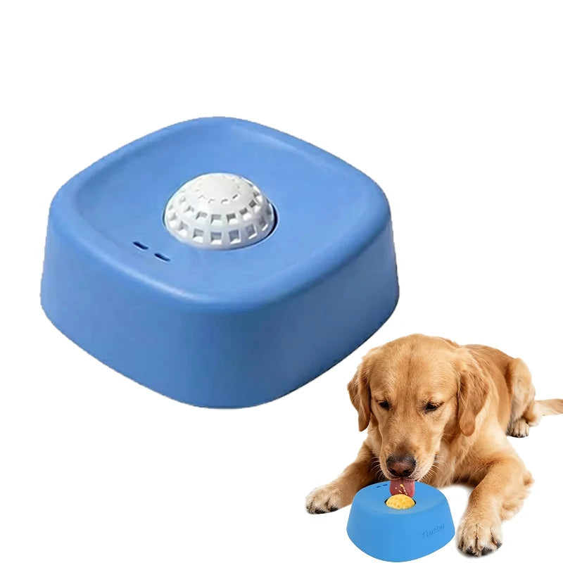 Liquid Slow Dog Bowls Anti-Slip Ball-Shaped Bone Soup Dog Licking Bowl Licking Bowl for Healthy Eating Non-Slip and Anti-Chokin