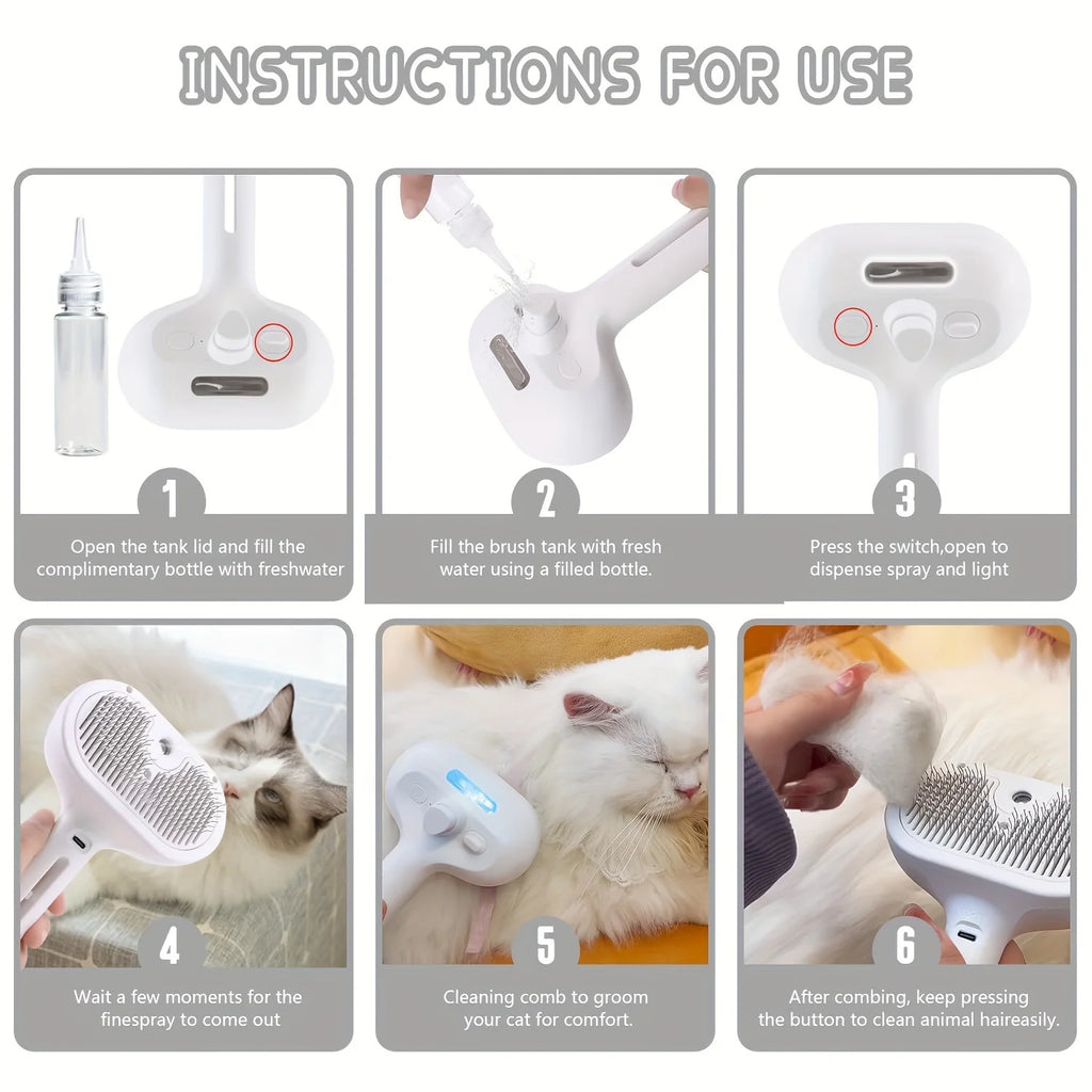 Happytail 2-in-1 Pet Grooming Brush