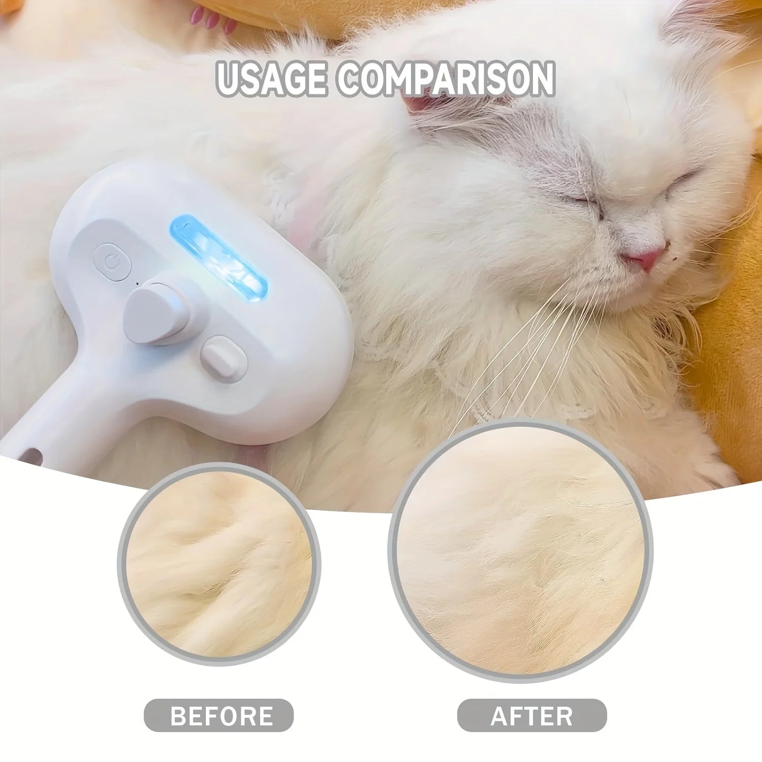 Happytail 2-in-1 Pet Grooming Brush